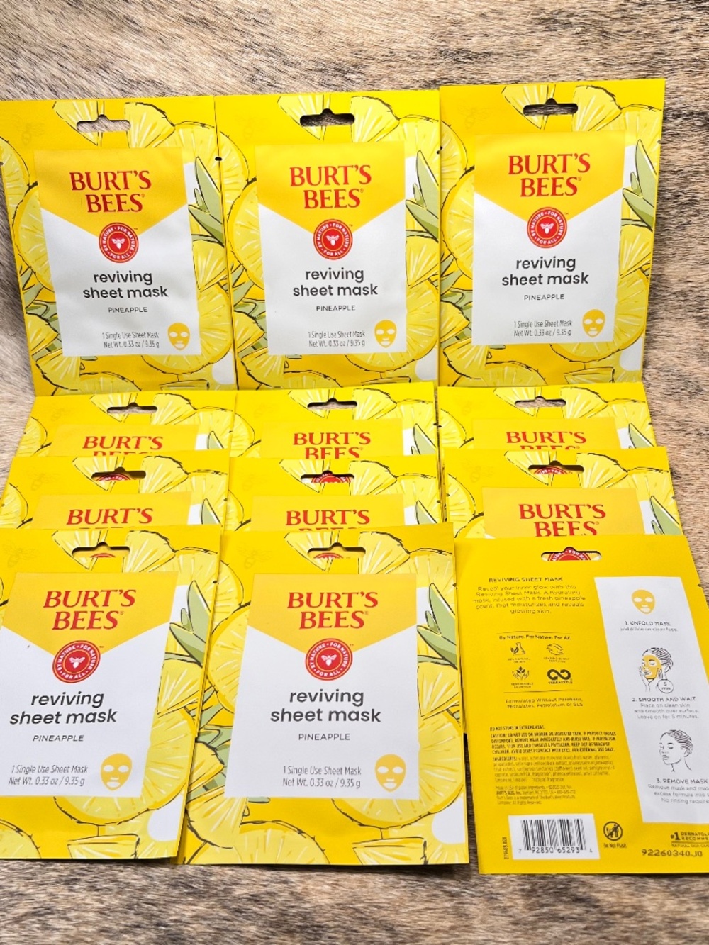 Burt's Bees Face Sheet Masks Bundle of 12